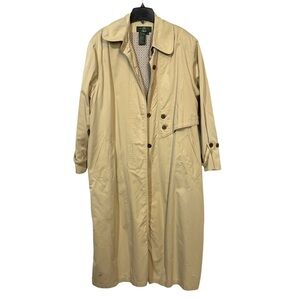 Vintage Long Trench Coat by Orvis